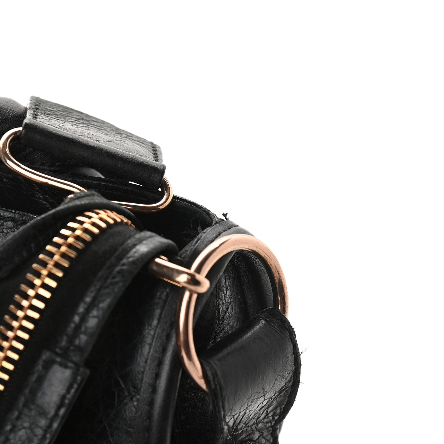 Agneau Giant 21 Rose Gold Hardware City Black
