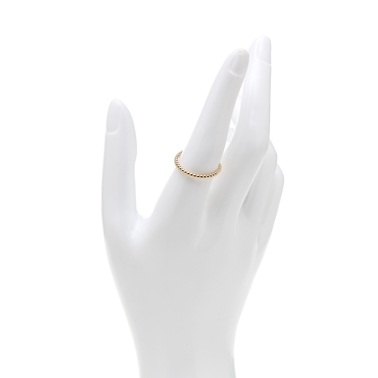 Van Cleef & Arpels 18K Yellow Gold Small Perlee Ring 58 8.25 2 of 5