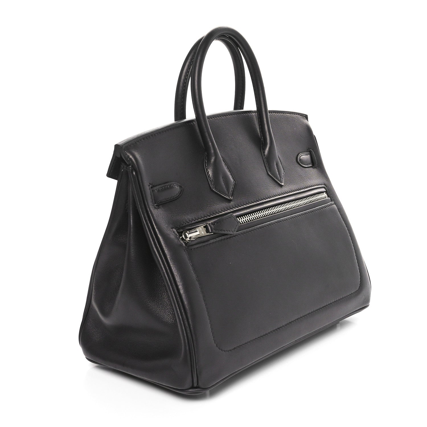 Hermes Veau Volupto Rock Birkin 25 Black 3 of 11