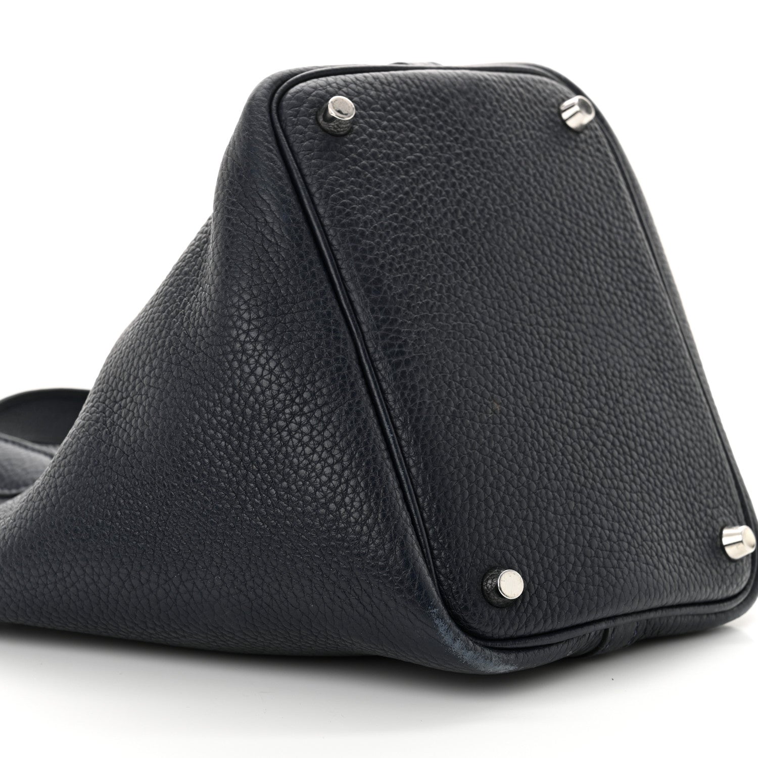 Hermes Taurillon Clemence Picotin Lock 18 PM Bleu Saphir 9 of 14