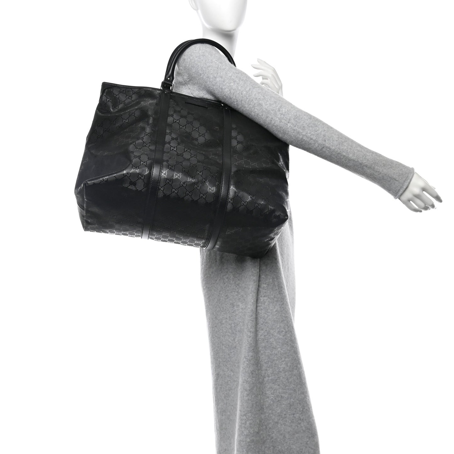 Imprime Monogram Medium Joy Tote Bag Black