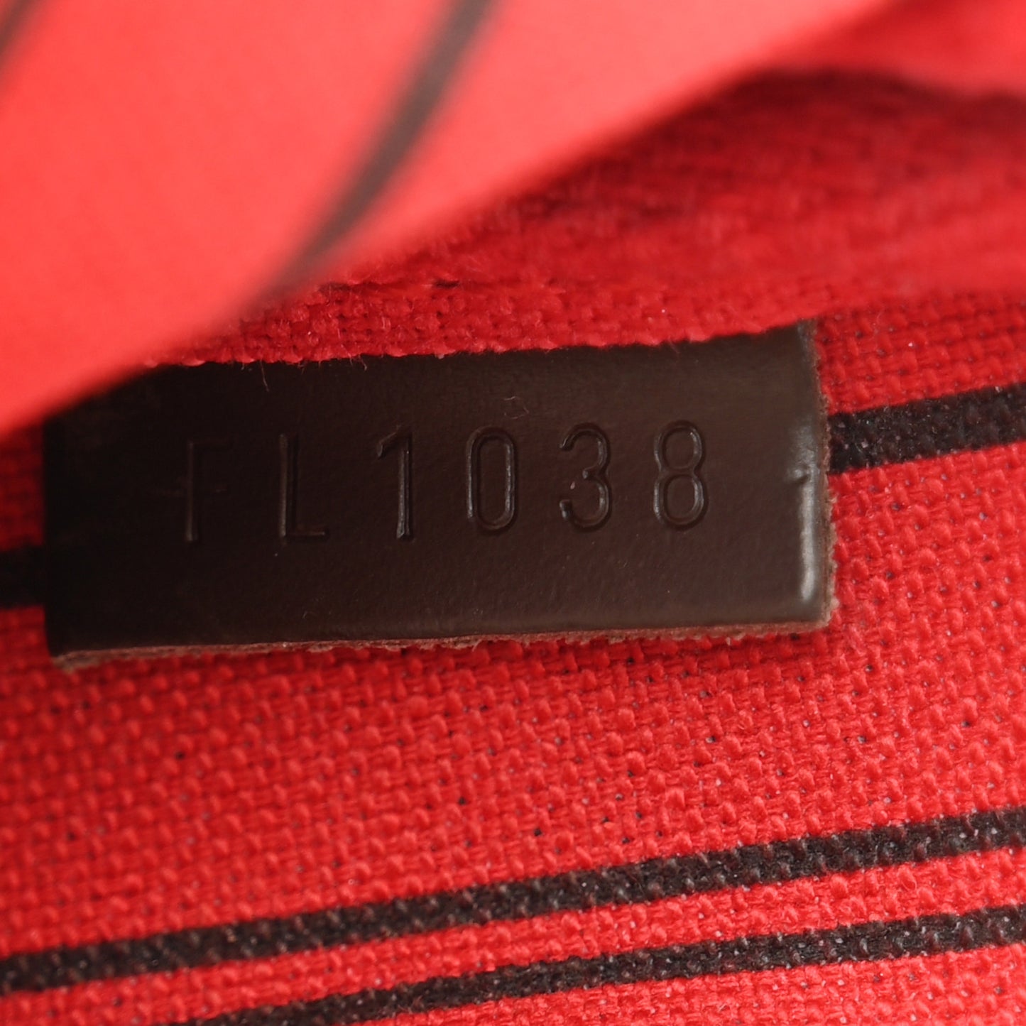 Damier Ebene Complice Trunks and Bags Mini Pochette Accessories Red