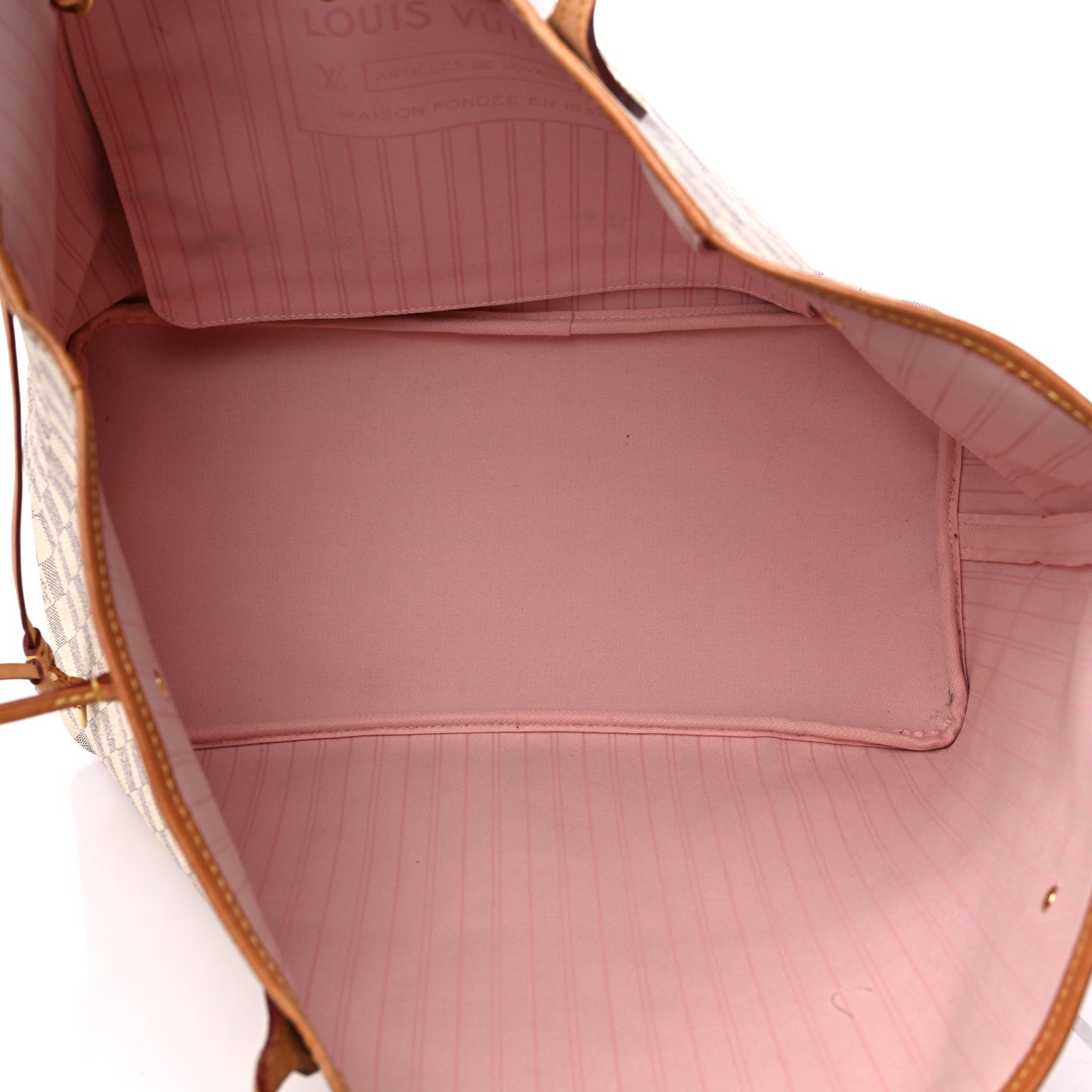 Damier Azur Neo Neverfull GM Rose Ballerine