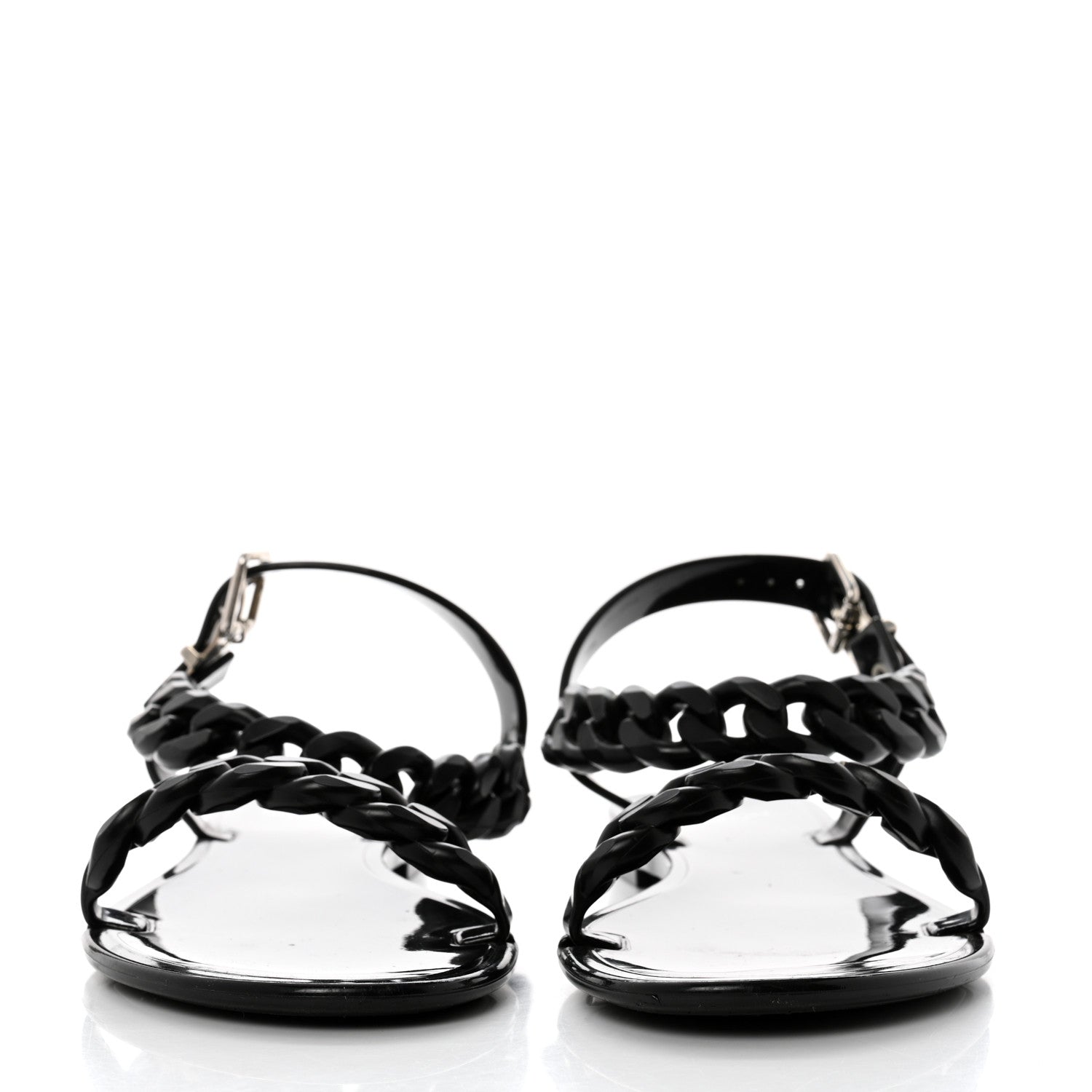 Givenchy Jelly Chain Nea Sandal Flats 37 Black 2 of 7
