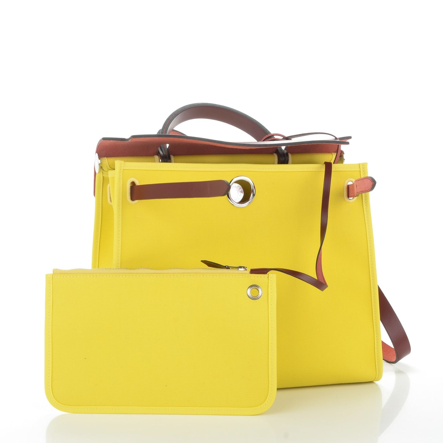 Vache Hunter Toile Herbag Zip 31 PM Lime Rouge H