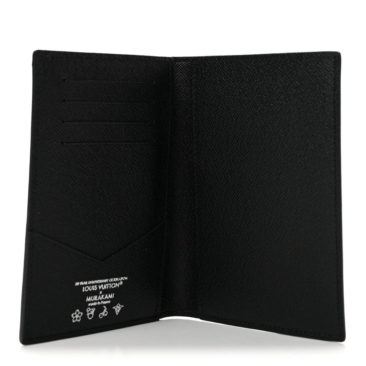 LV X TM Monogram Multicolor Passport Cover Black