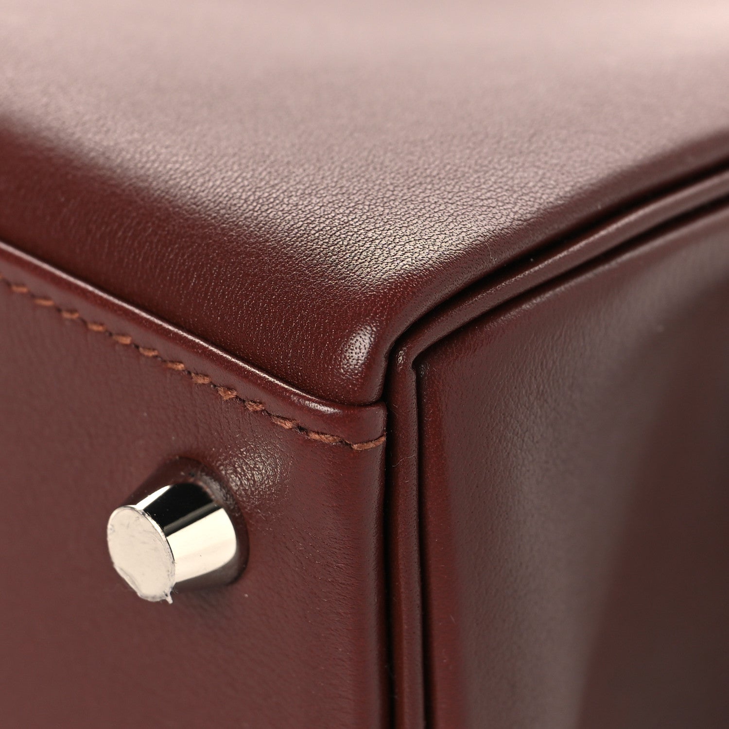 Hermes Cheri Calfskin Kelly Retourne 25 Terre 12 of 13