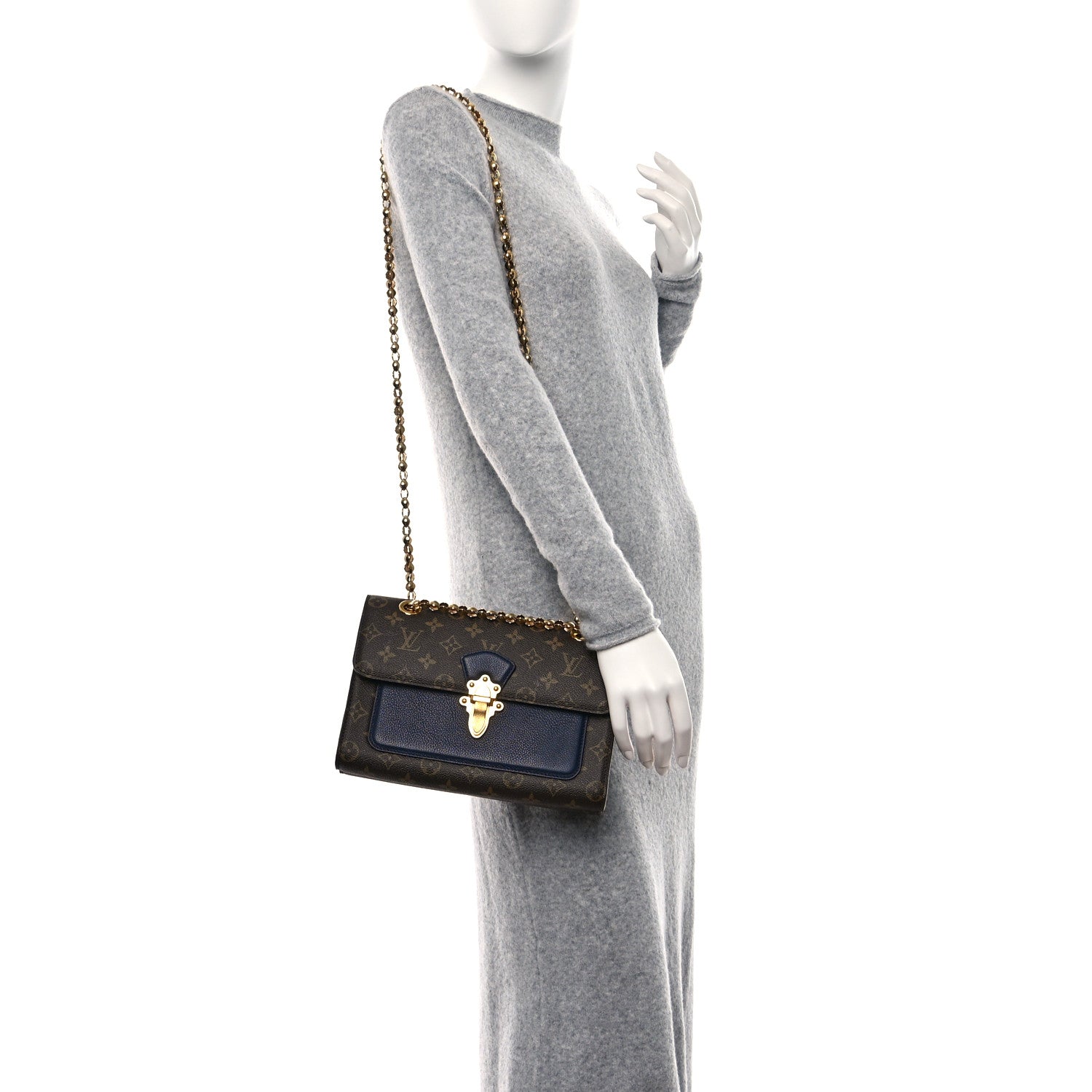 Louis Vuitton Monogram Victoire Blue Marine 2 of 11