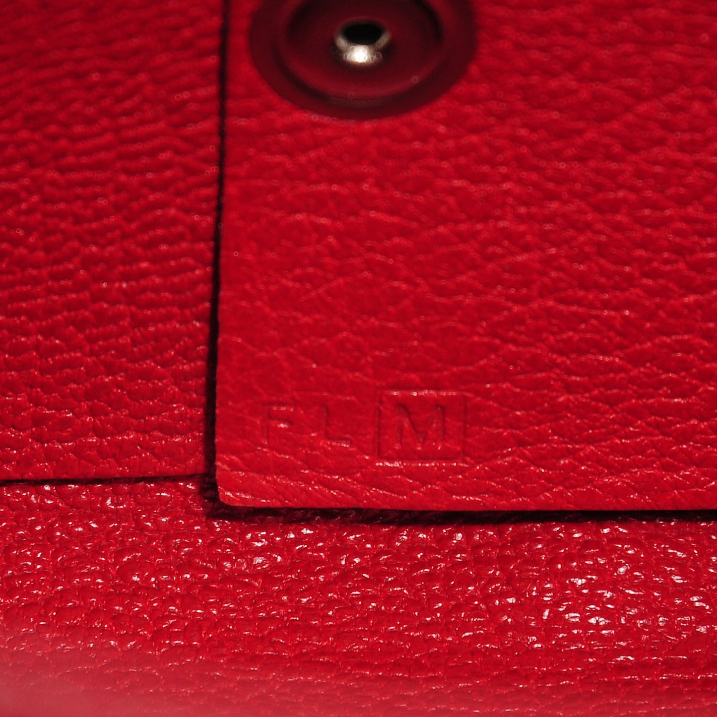 Chevre Mysore Calvi Card Case Rouge Garance