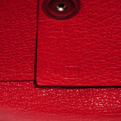 Hermes Chevre Mysore Calvi Card Case Rouge Garance 12 of 16