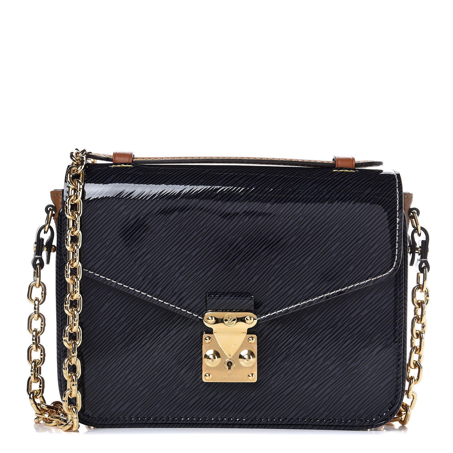 Shiny Epi Reverse Monogram Pochette Metis Mini Marine