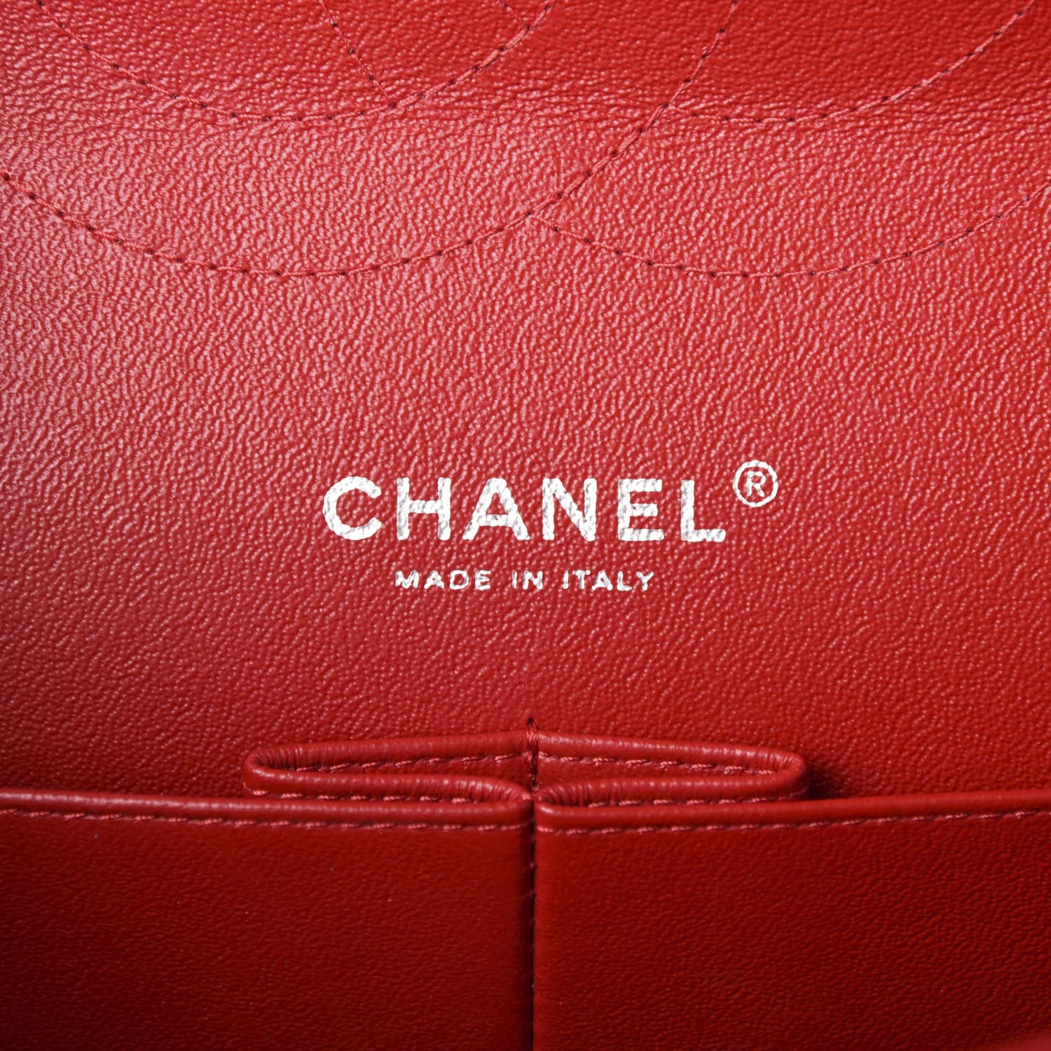 Chanel Lambskin Quilted Jumbo Double Flap Red 6 of 10