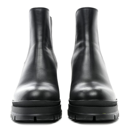 Prada Vitello Montana Lug Sole Chelsea 55mm Boots 37 Black 2 of 8