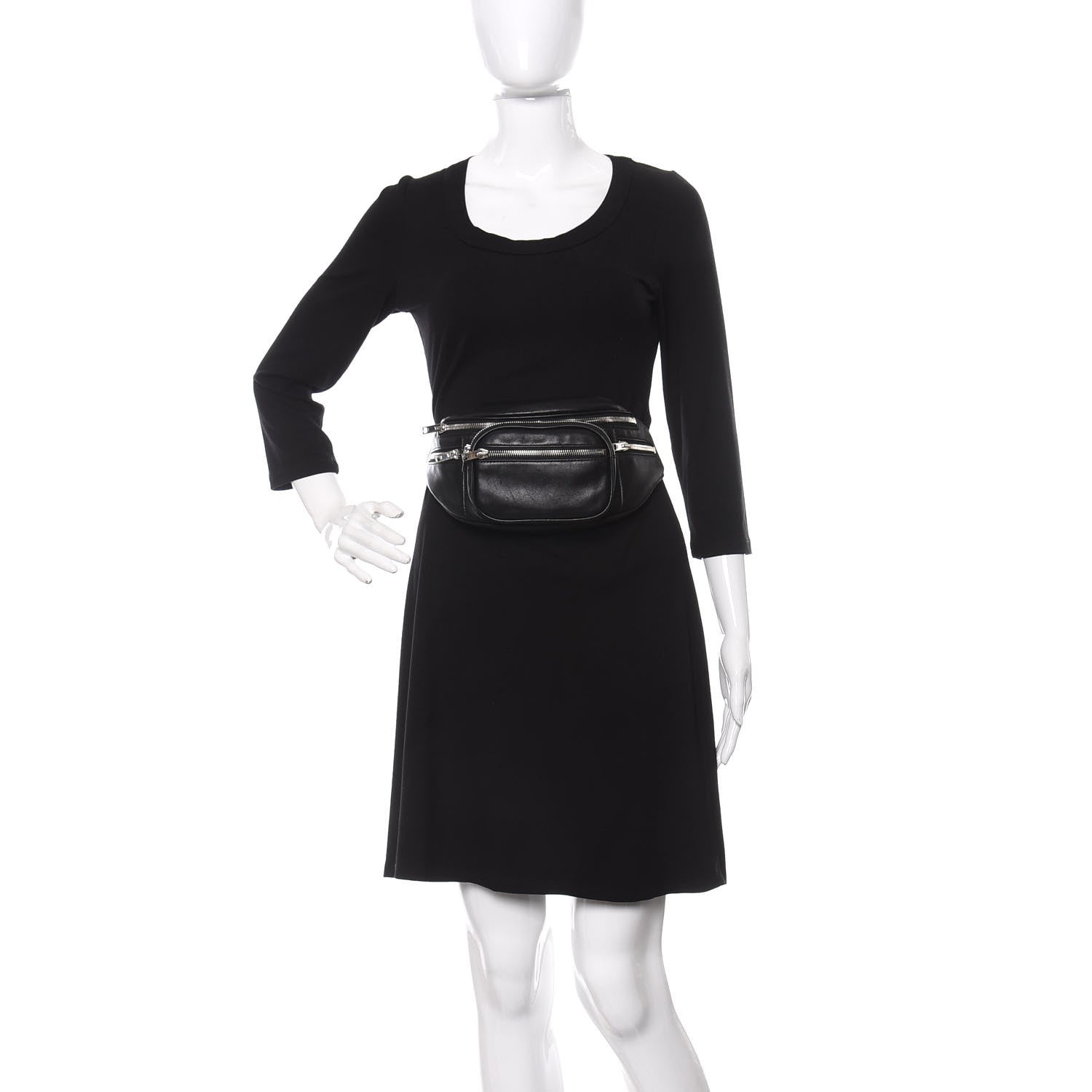 Alexander Wang Lambskin Attica Belt Bag Black 2 of 11