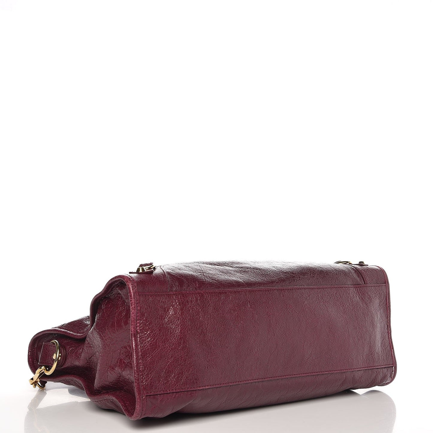 Agneau Classic Gold Hardware City Violet Prune