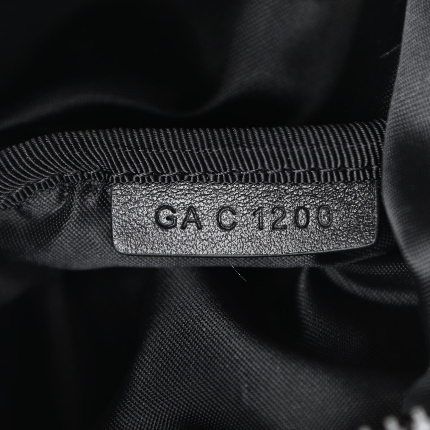 Nylon Motel Print Belt Bag Black Multicolor