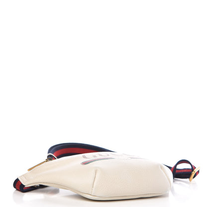 Gucci Grained Calfskin Small Logo Belt Bag White 5 of 12