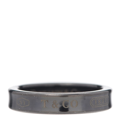 Tiffany Titanium 4mm Narrow 1837 Ring 50 5.25 1 of 5