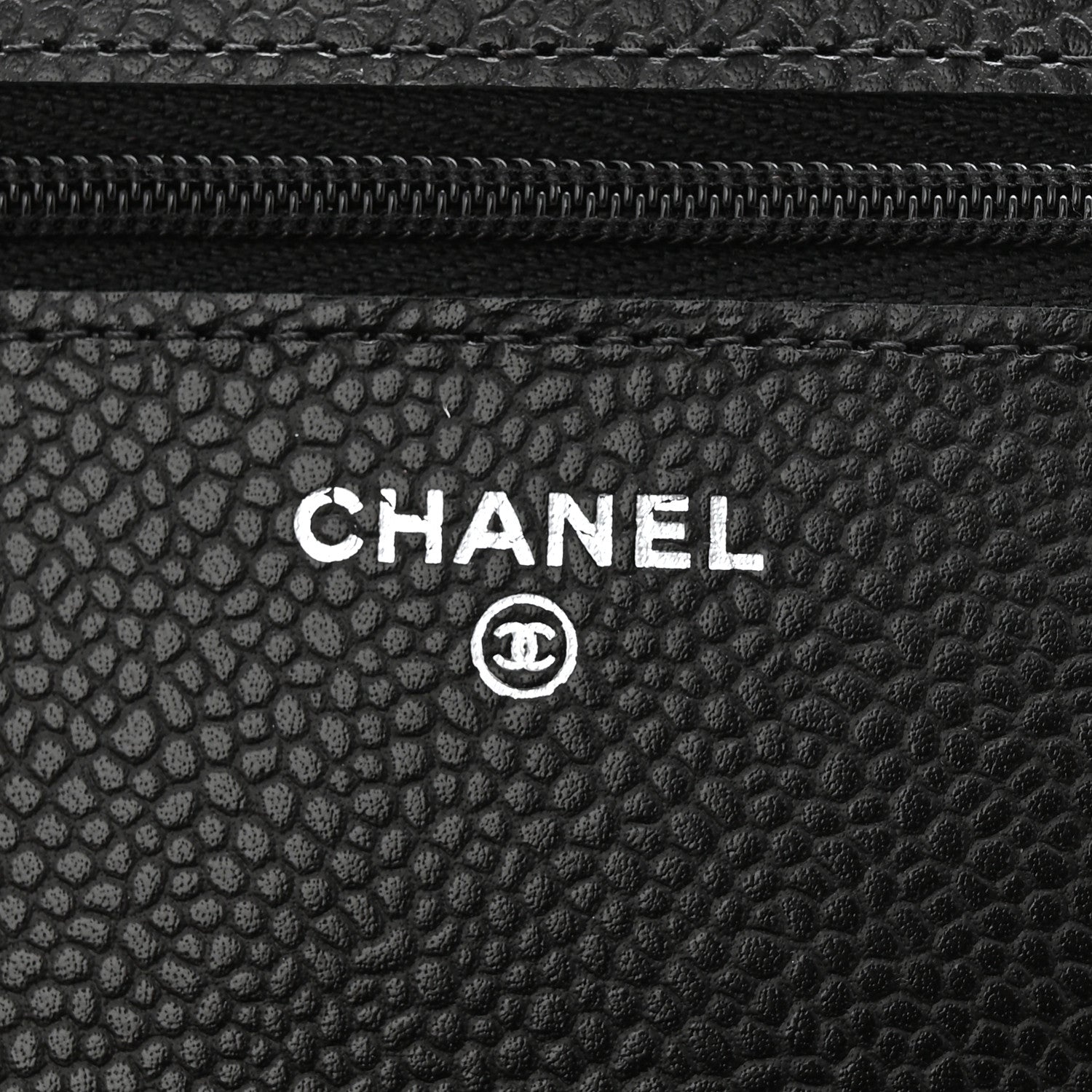 Chanel Caviar Quilted Wallet On Chain WOC Black 11 of 23