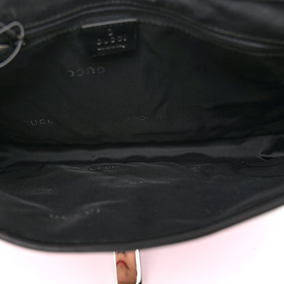 Gucci Velvet Calfskin Jackie O Hobo Pink Black 5 of 10