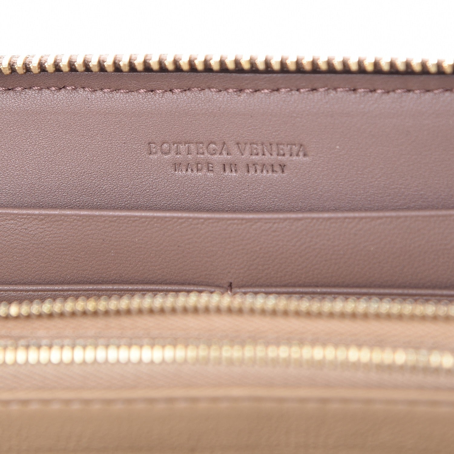Bottega Veneta Nappa Intrecciato Zip Around Wallet Elephant 6 of 9