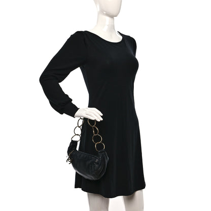 Chanel Lambskin Small Chain Hobo Black 2 of 11
