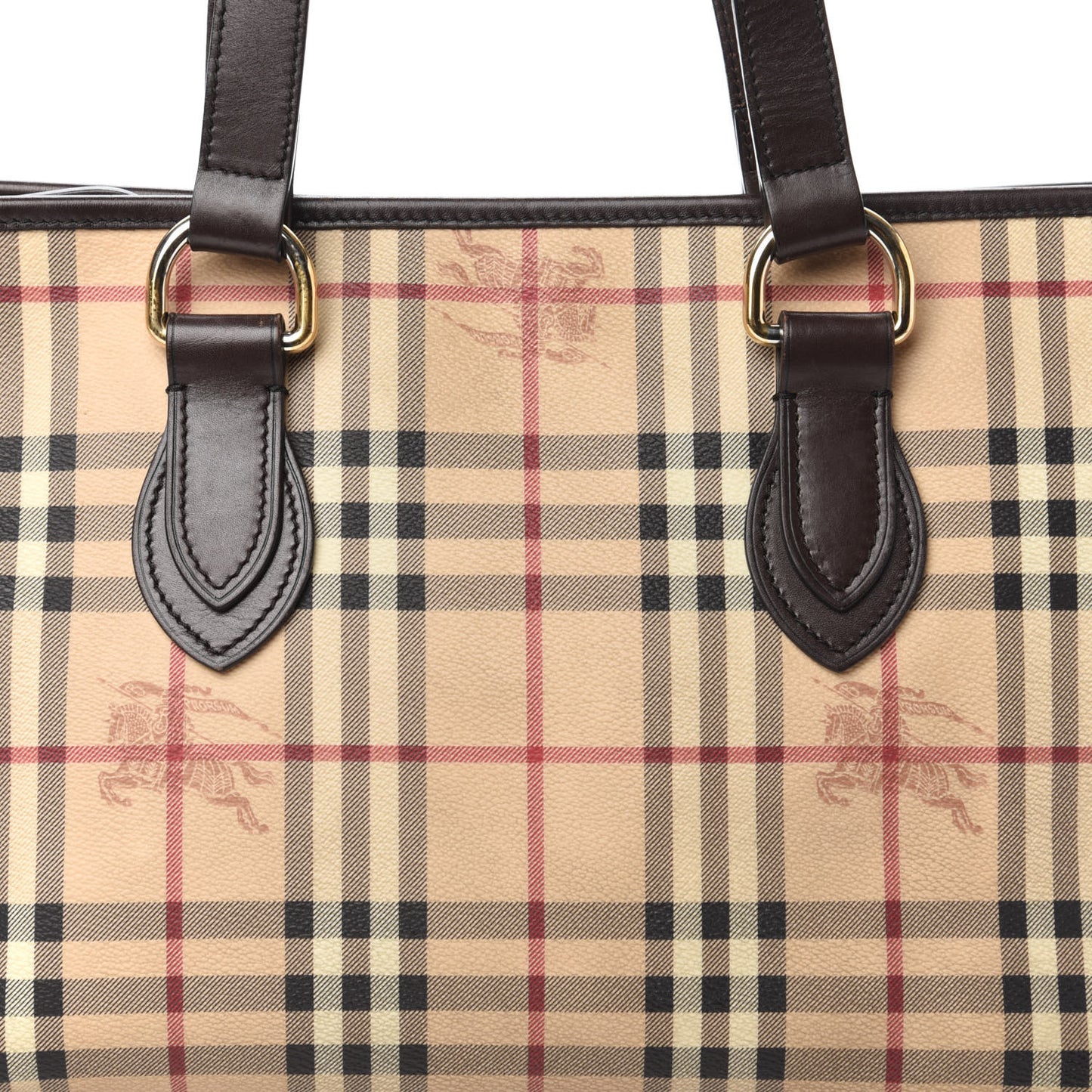 Haymarket Check Medium Regent Tote Chocolate