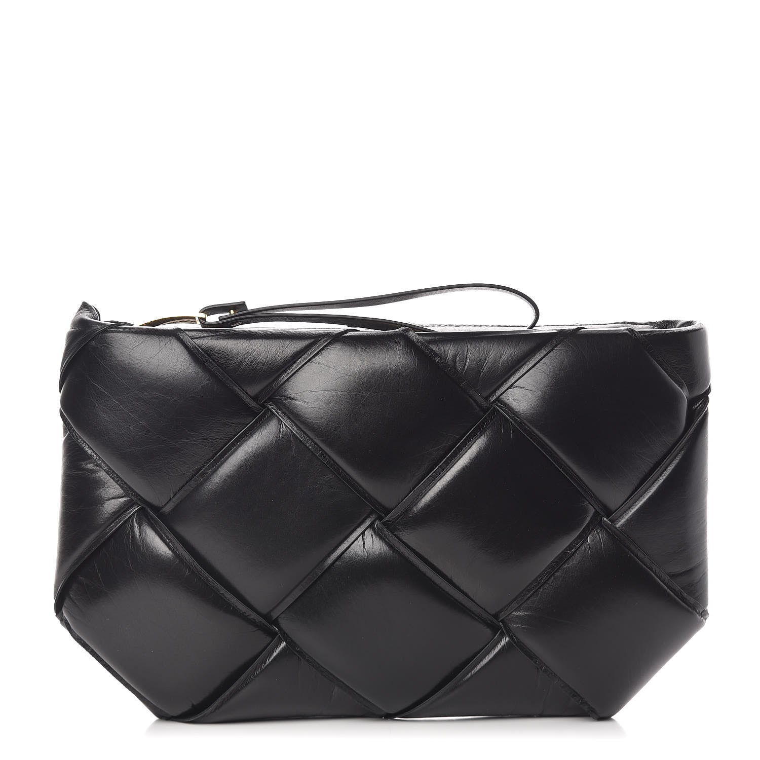 Bottega Veneta Nappa Maxi Intrecciato Padded Clutch Black 1 of 8