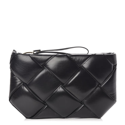 Bottega Veneta Nappa Maxi Intrecciato Padded Clutch Black 1 of 8