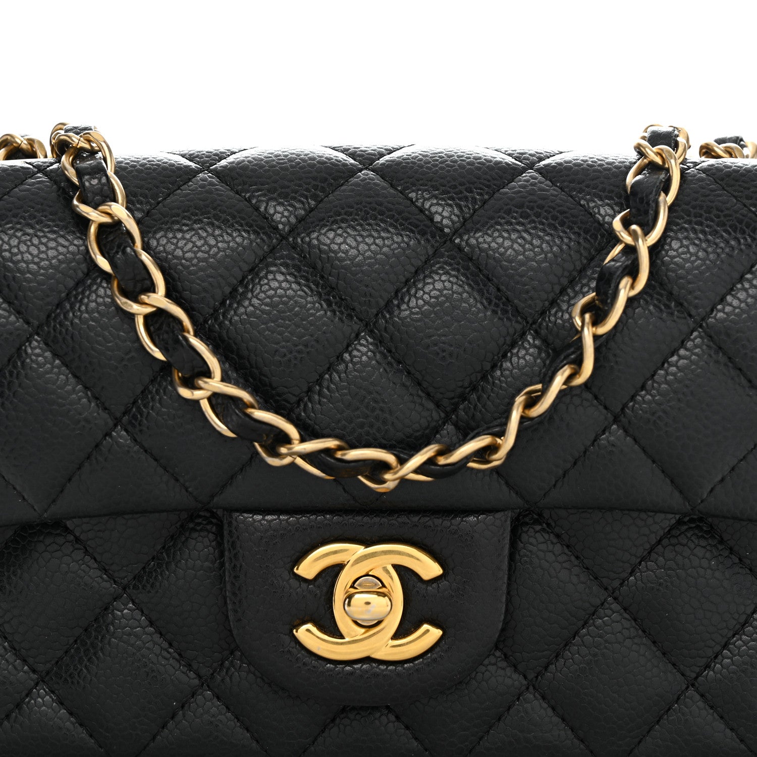 Chanel Caviar Quilted Mini Rectangular Flap Black 8 of 11