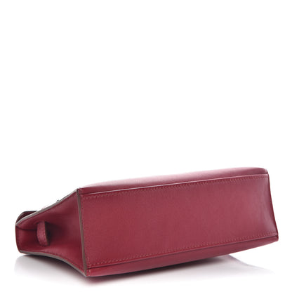 Hermes Swift Kelly Pochette Clutch Rubis 4 of 13