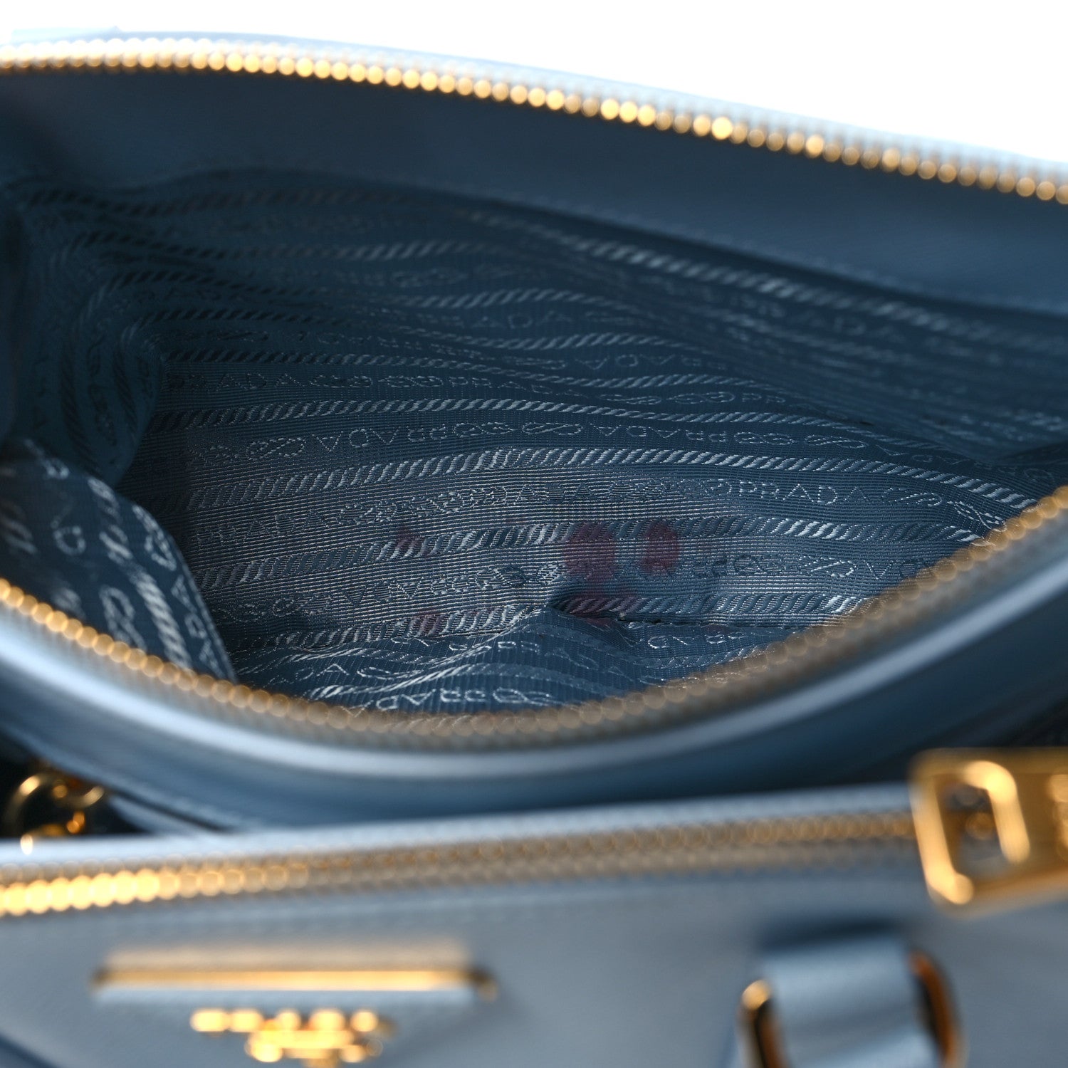 Prada Saffiano Small Galleria Double Zip Tote Astrale 6 of 12