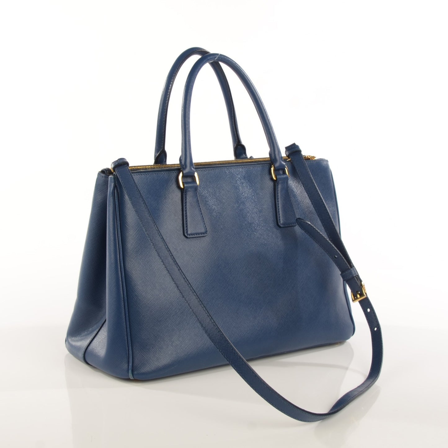 Saffiano Medium Galleria Double Zip Tote Bleuette