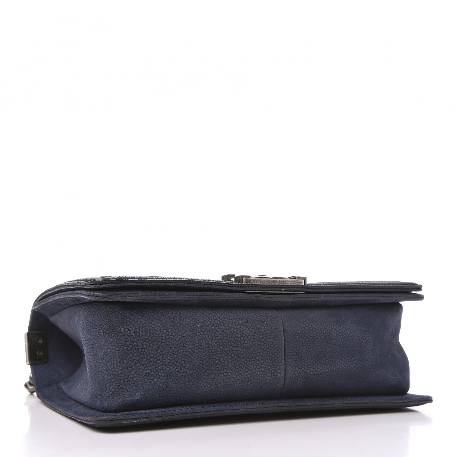 Chanel Iridescent Caviar Quilted Medium Boy Flap Dark Blue 3 of 10