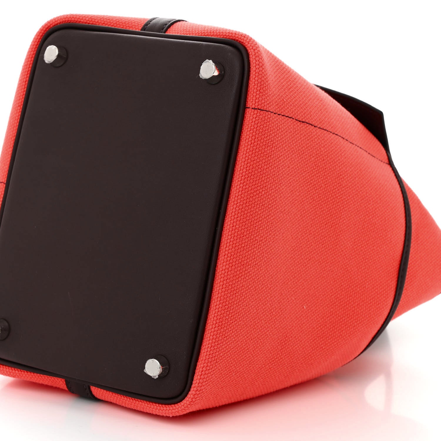 Hermes Toile Goeland Swift Cargo Picotin Lock 18 Rouge Sellier Rose Texas 10 of 10