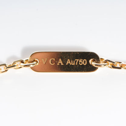 Van Cleef & Arpels 18K Yellow Gold Vintage Alhambra Pendant Necklace 4 of 7