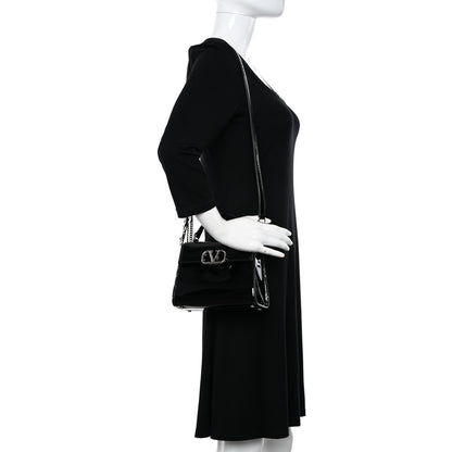 Valentino Garavani Patent Small VSling Top Handle Bag Black 2 of 9