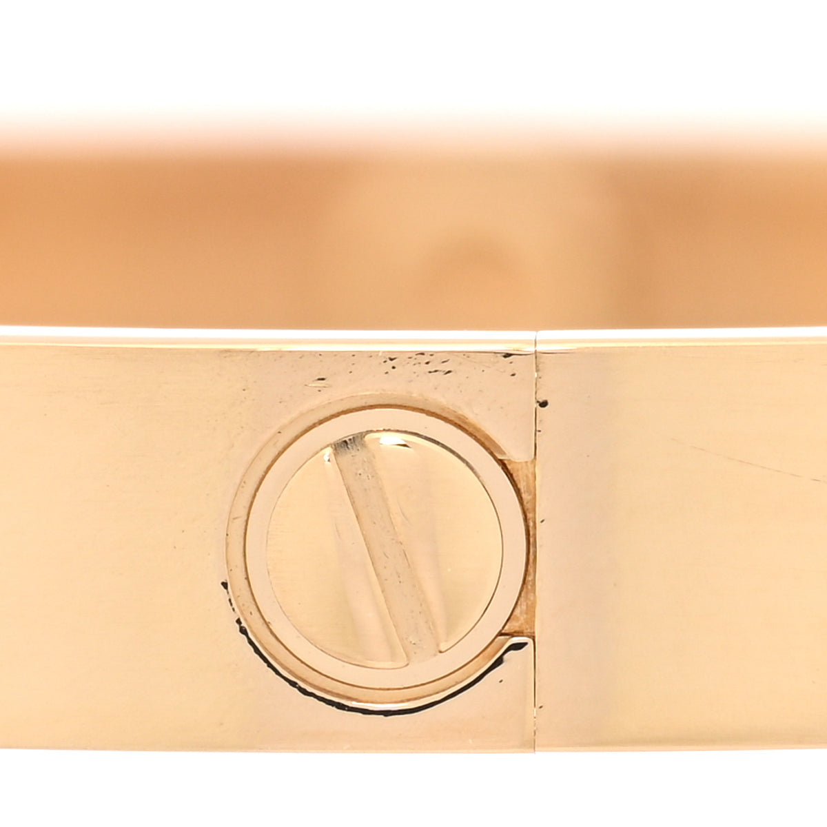 Cartier 18K Yellow Gold 4 Diamond LOVE Bracelet 17 6 of 8
