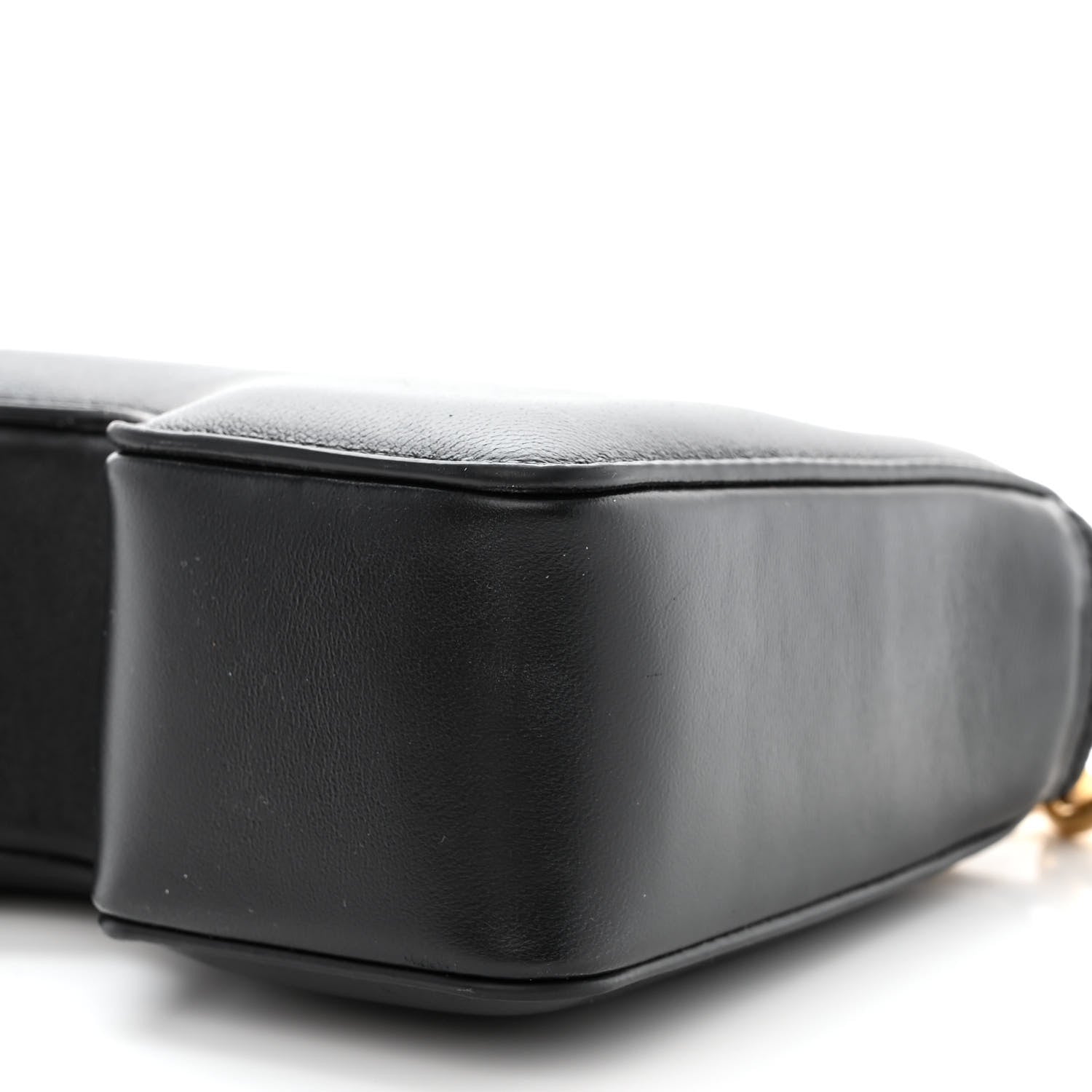 Off-White OFF WHITE Calfskin Burrow Chain Bag Black 9 of 12