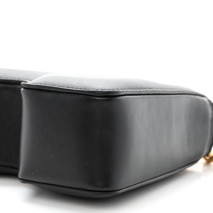 Off-White OFF WHITE Calfskin Burrow Chain Bag Black 9 of 12