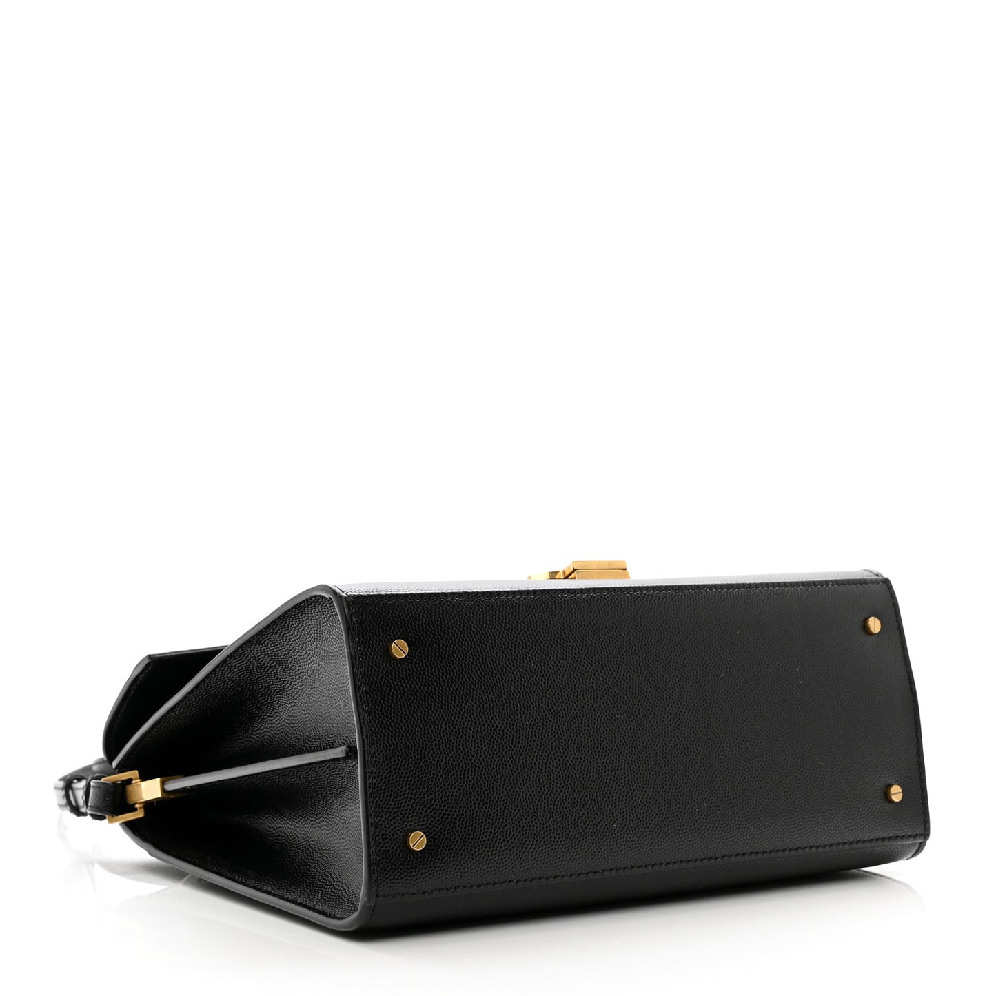 Grain de Poudre Medium Classic Monogram Cassandra Top Handle Black