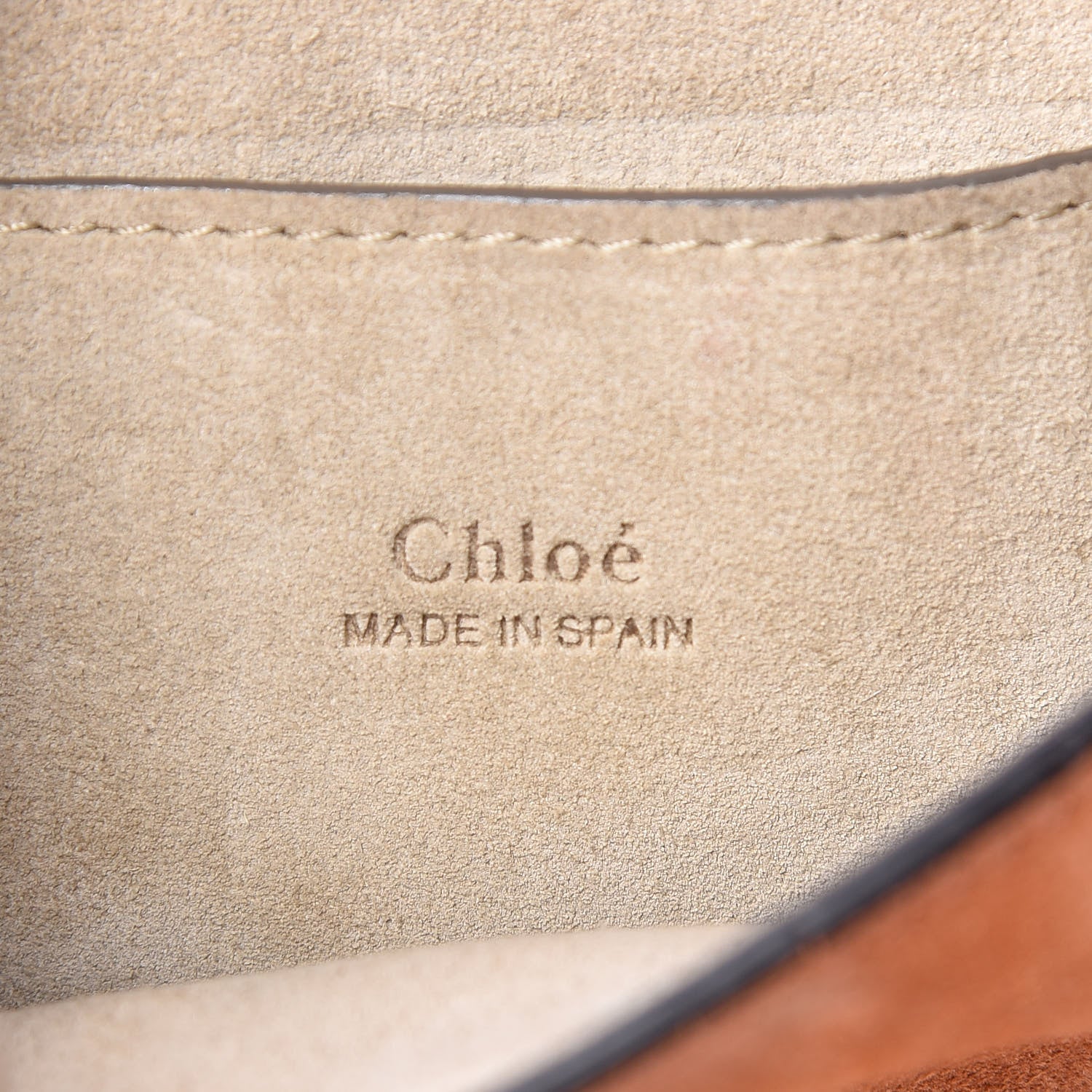 Chloe Python Suede Mini Faye Bracelet Bag Tannish Red 6 of 13