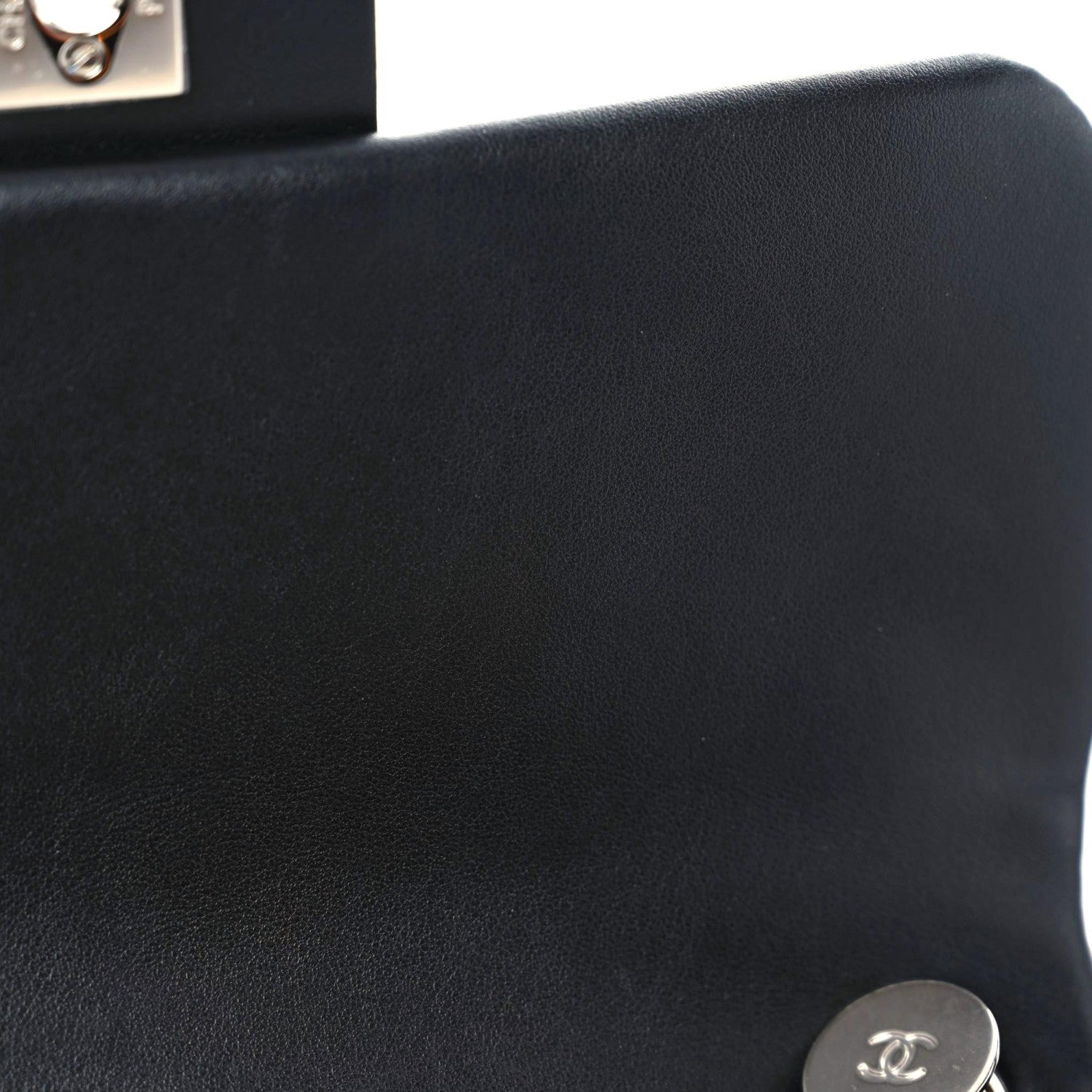 Chanel Calfskin Quilted CC Uniform Flap Belt Bag Black 11 of 12