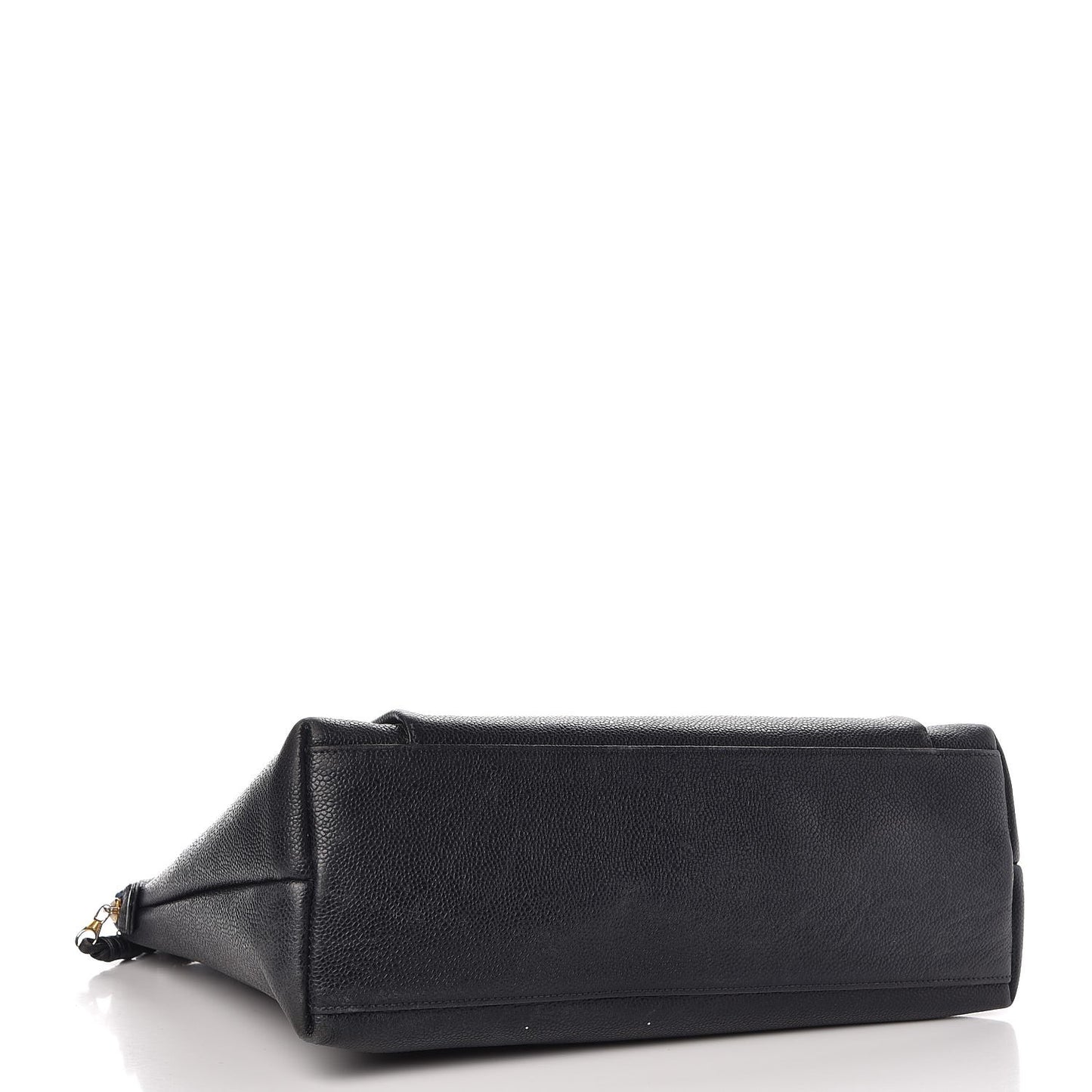 Caviar CC Shoulder Bag Navy Blue