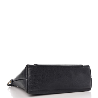Chanel Caviar CC Shoulder Bag Navy Blue 4 of 11
