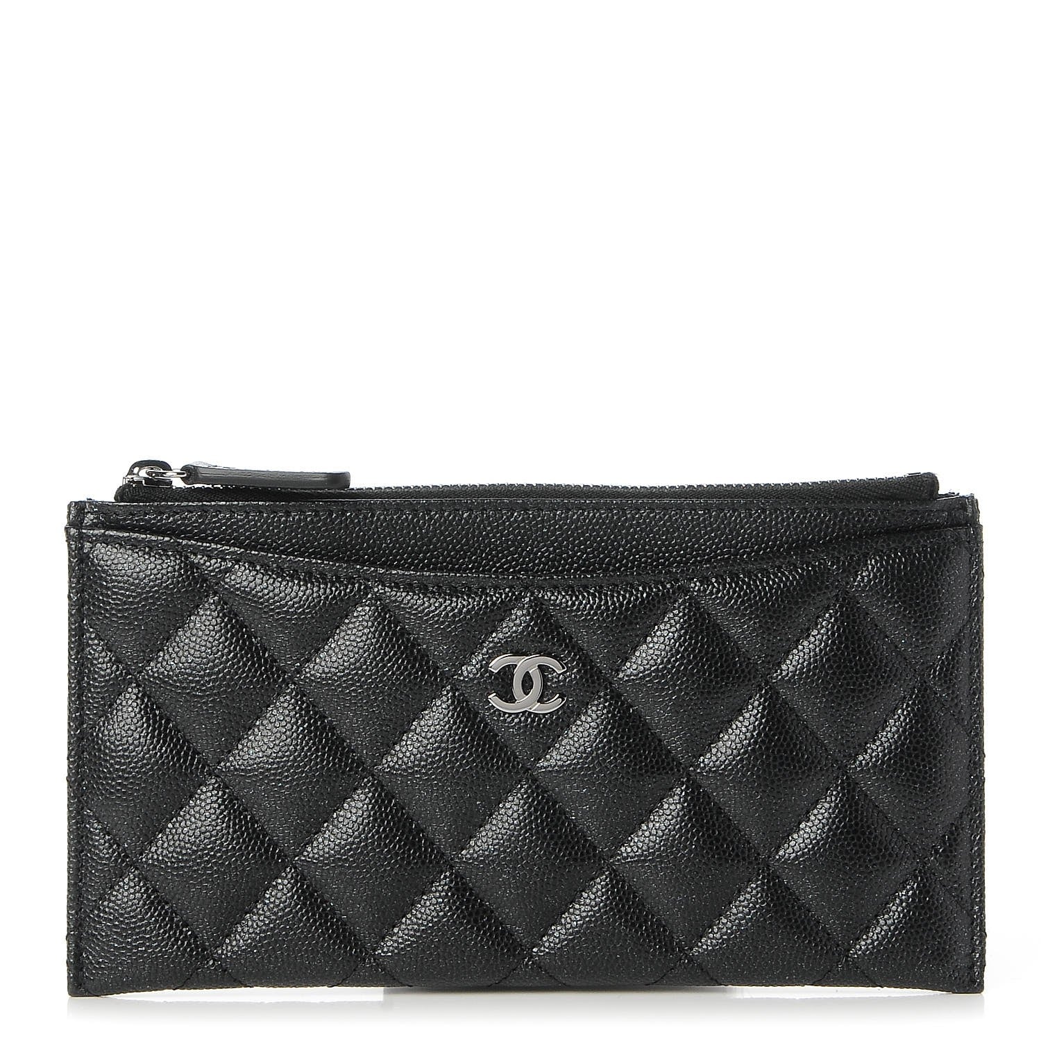 Chanel Caviar Quilted Classic Zip Pouch Black 1 of 8