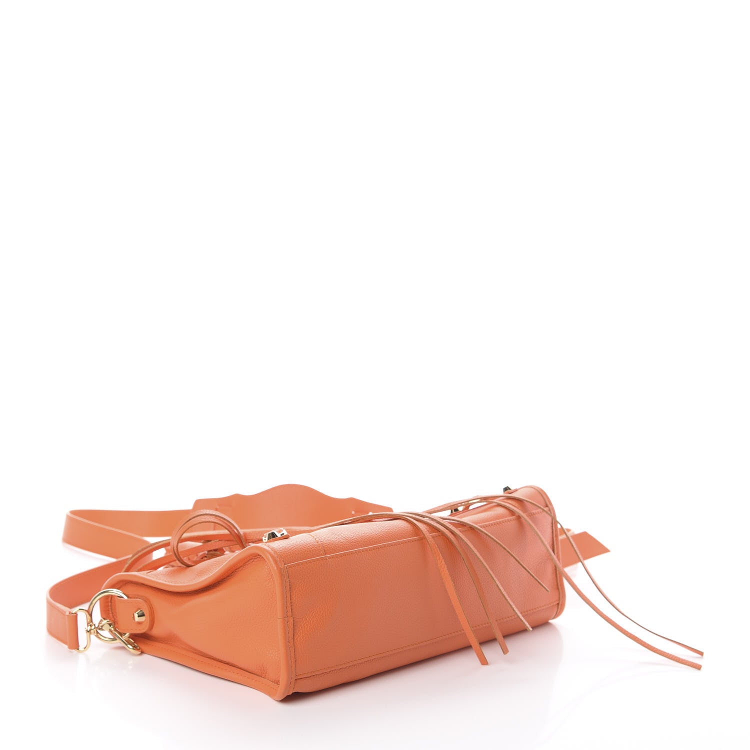 Balenciaga Vibrato Calfskin Classic Gold Hardware S City Orange 3 of 7