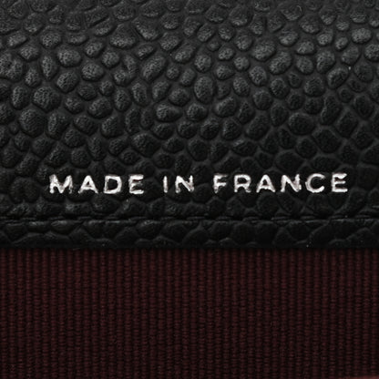 Chanel Caviar Quilted Flap Card Holder Wallet Black 6 of 8