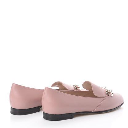 Gucci Calfskin Horsebit Flats 37.5 Soft Pink 4 of 7