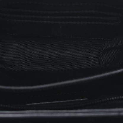 Saint Laurent Calfskin Y Quilted Monogram Monochrome Toy Loulou Crossbody Bag Black 5 of 13